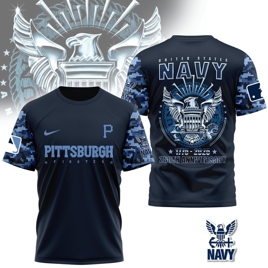 MLB PP1 Premium Navy 250 Years 3D Shirt DDT CTND