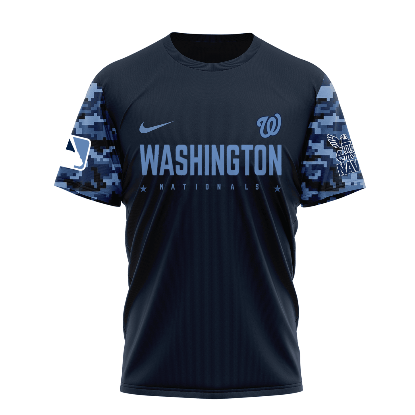 MLB WN Premium Navy 250 Years 3D Shirt DDT CTND