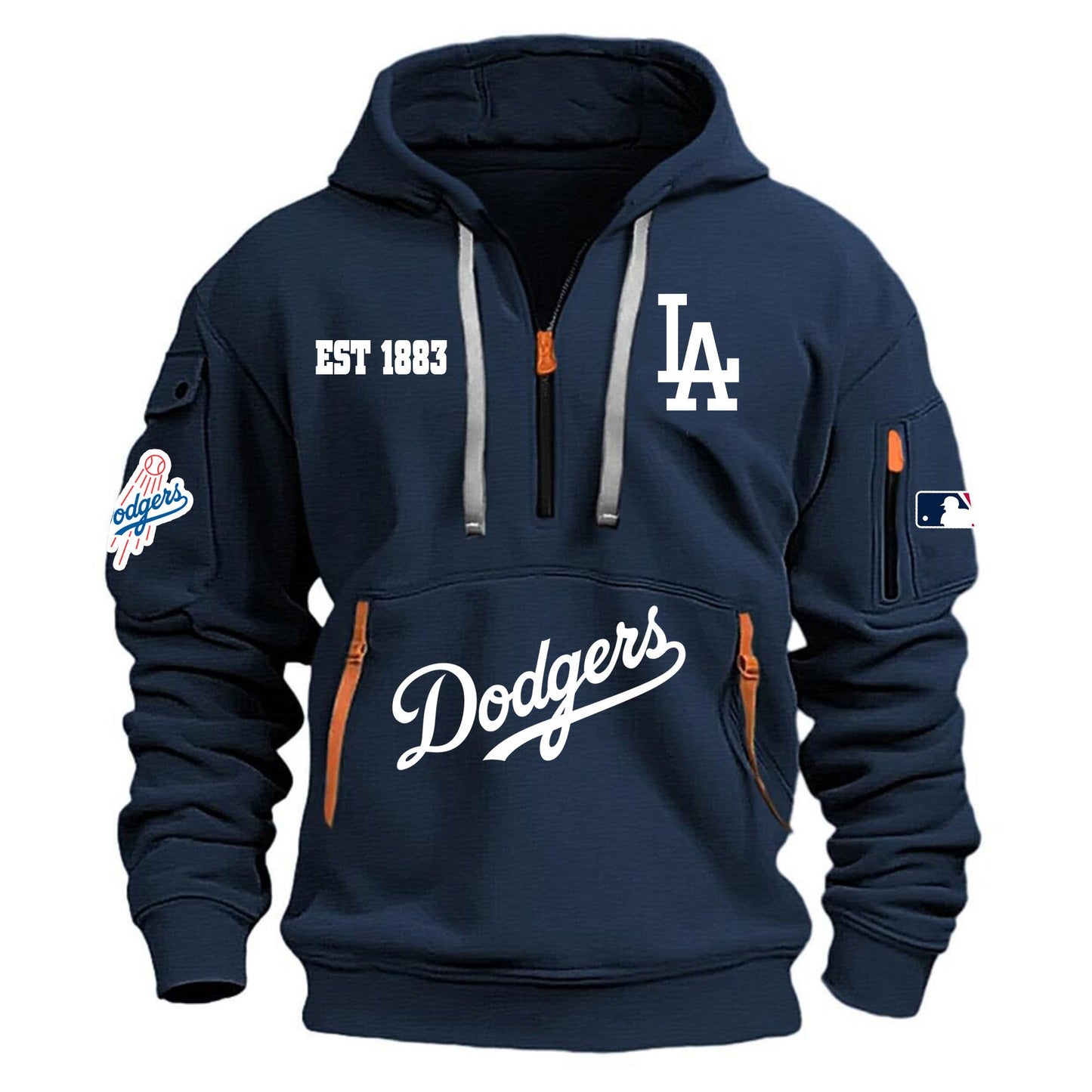 MLB x LAD EST 1883 V1 Half Zipper Hoodie HLP