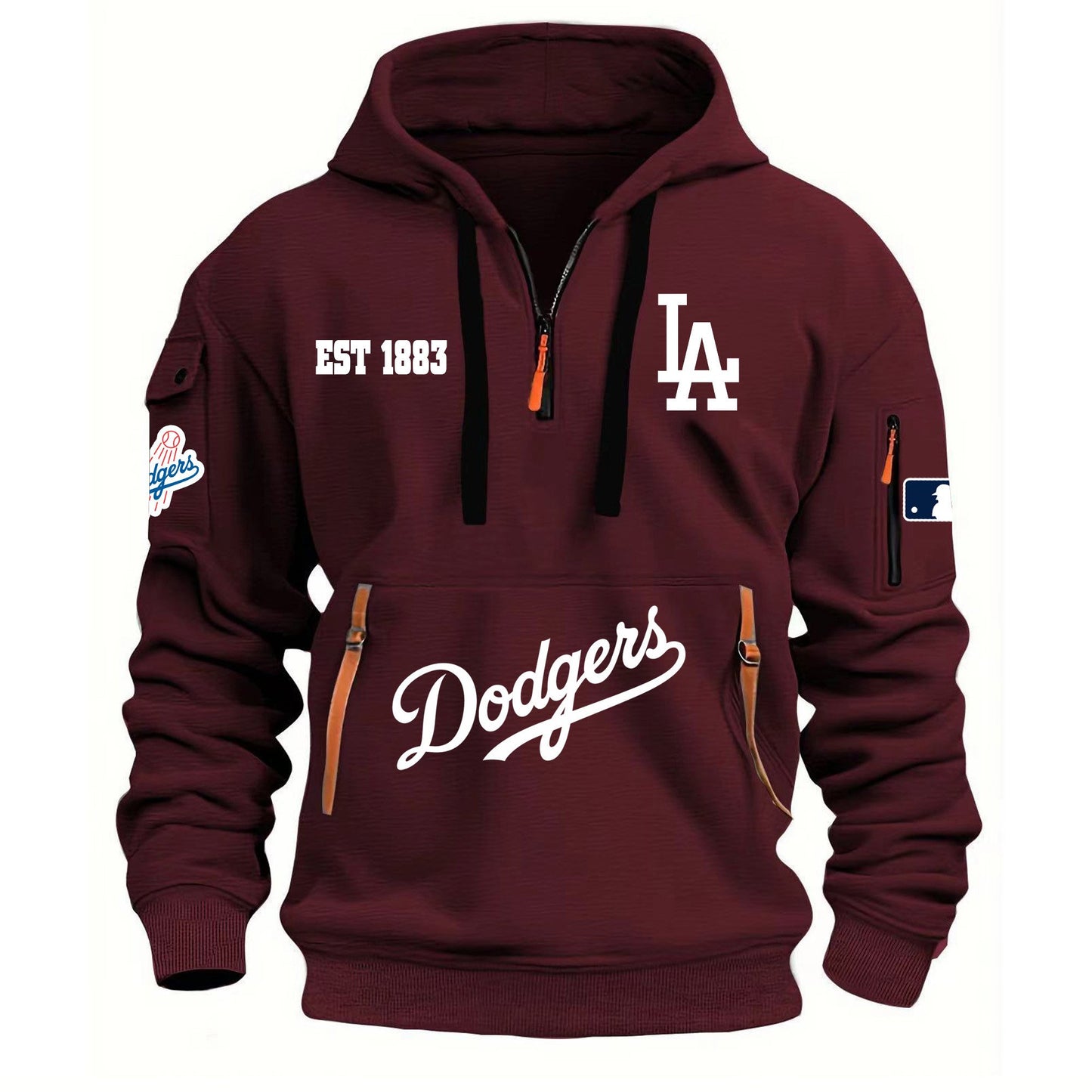 MLB x LAD EST 1883 V1 Half Zipper Hoodie HLP