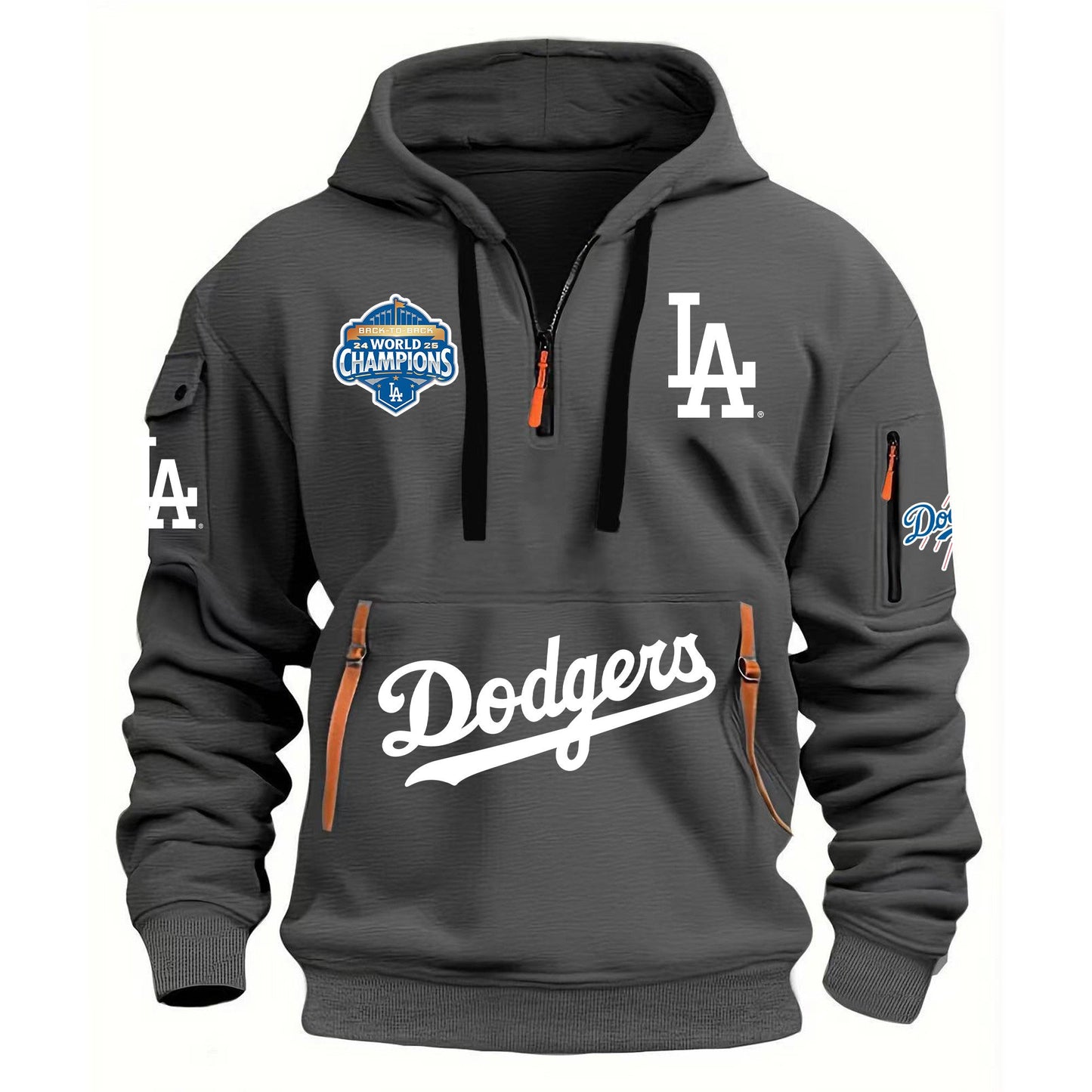 MLB x LAD World Champions V1 Half Zipper Hoodie HLP