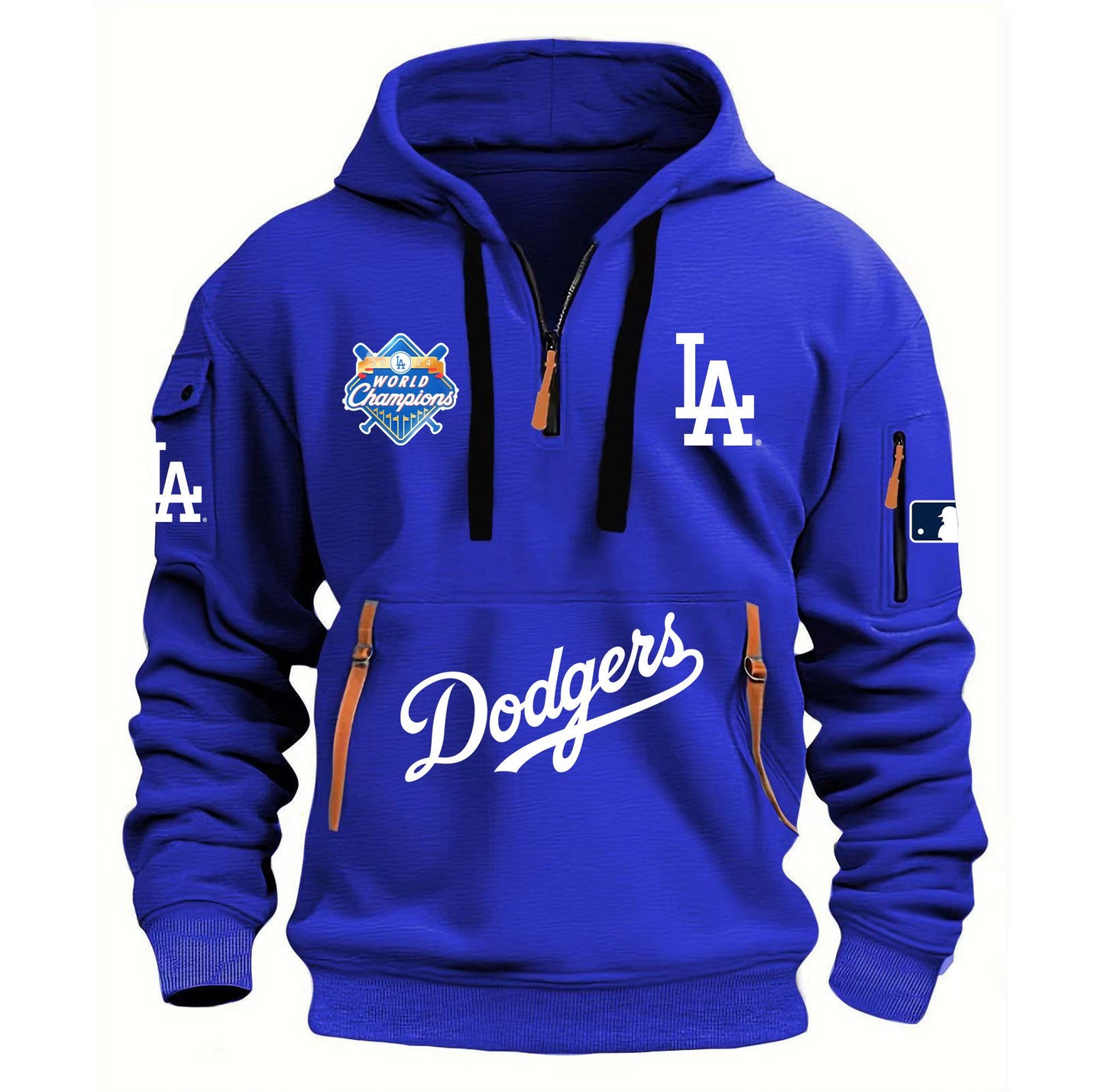 MLB x LAD World Champions V2 Half Zipper Hoodie HLP
