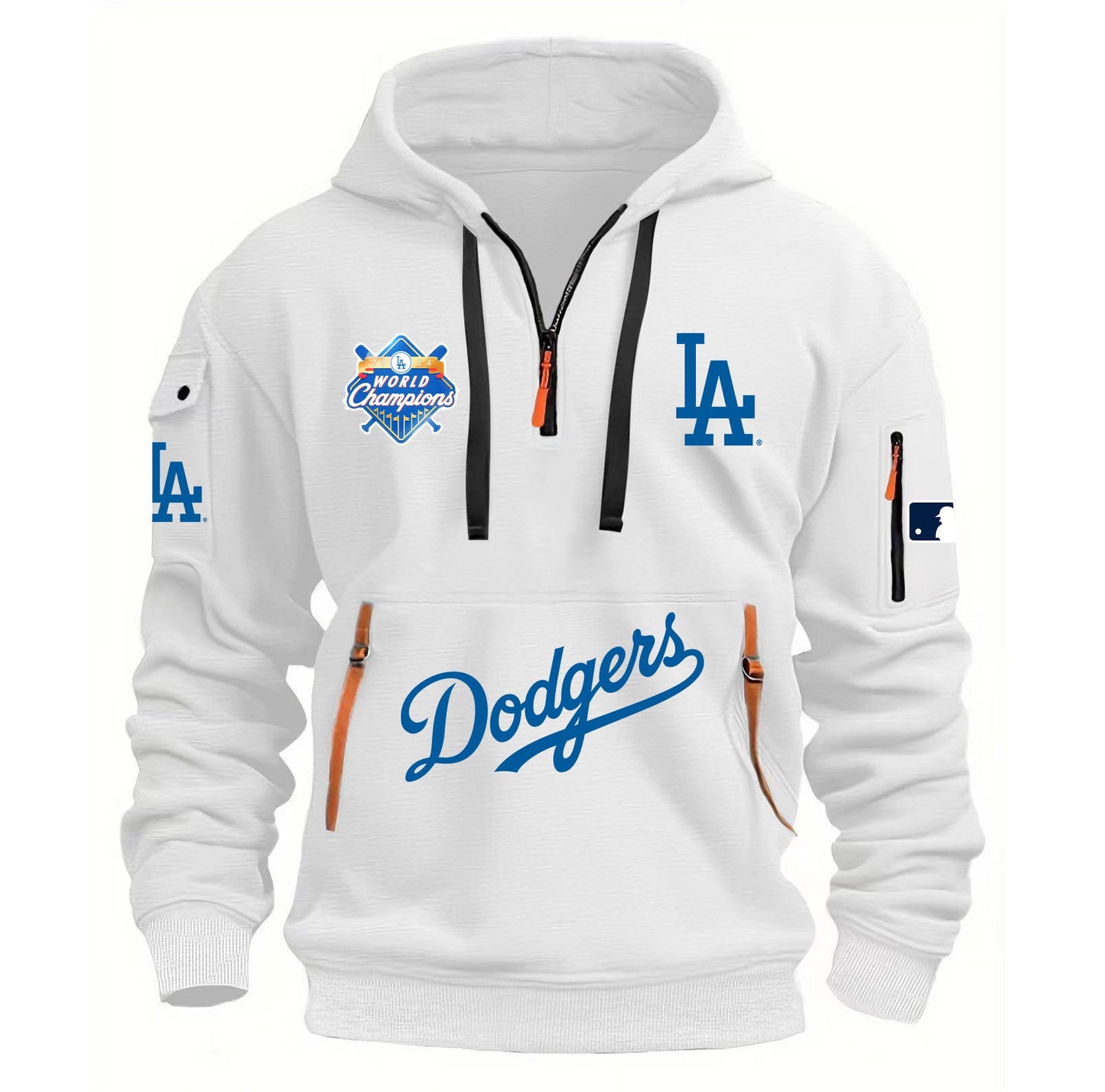 MLB x LAD World Champions V2 Half Zipper Hoodie HLP