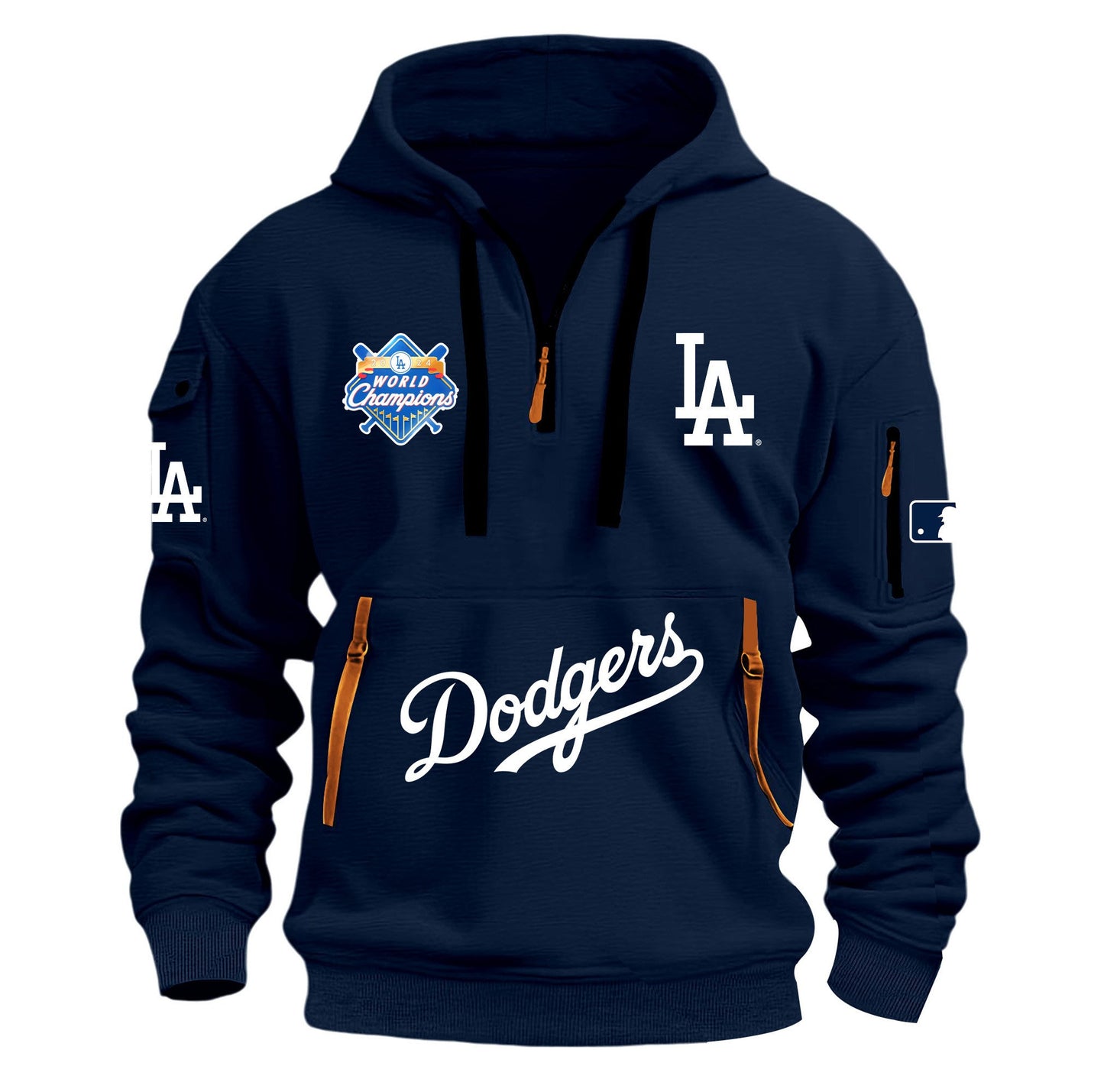 MLB x LAD World Champions V2 Half Zipper Hoodie HLP