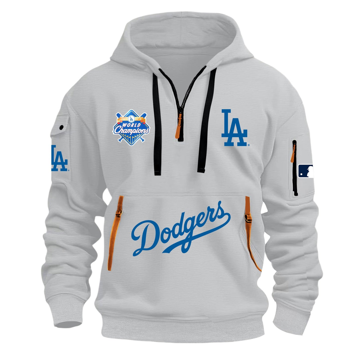 MLB x LAD World Champions V2 Half Zipper Hoodie HLP