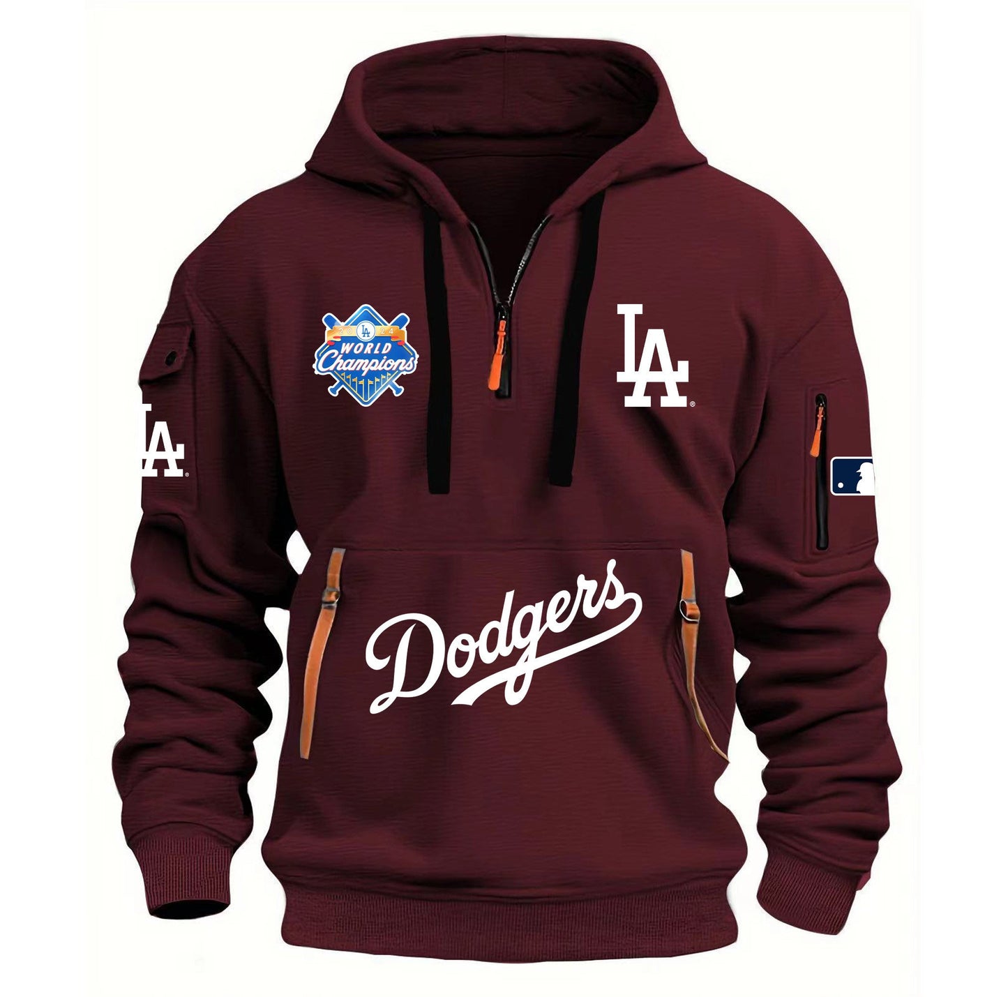 MLB x LAD World Champions V2 Half Zipper Hoodie HLP