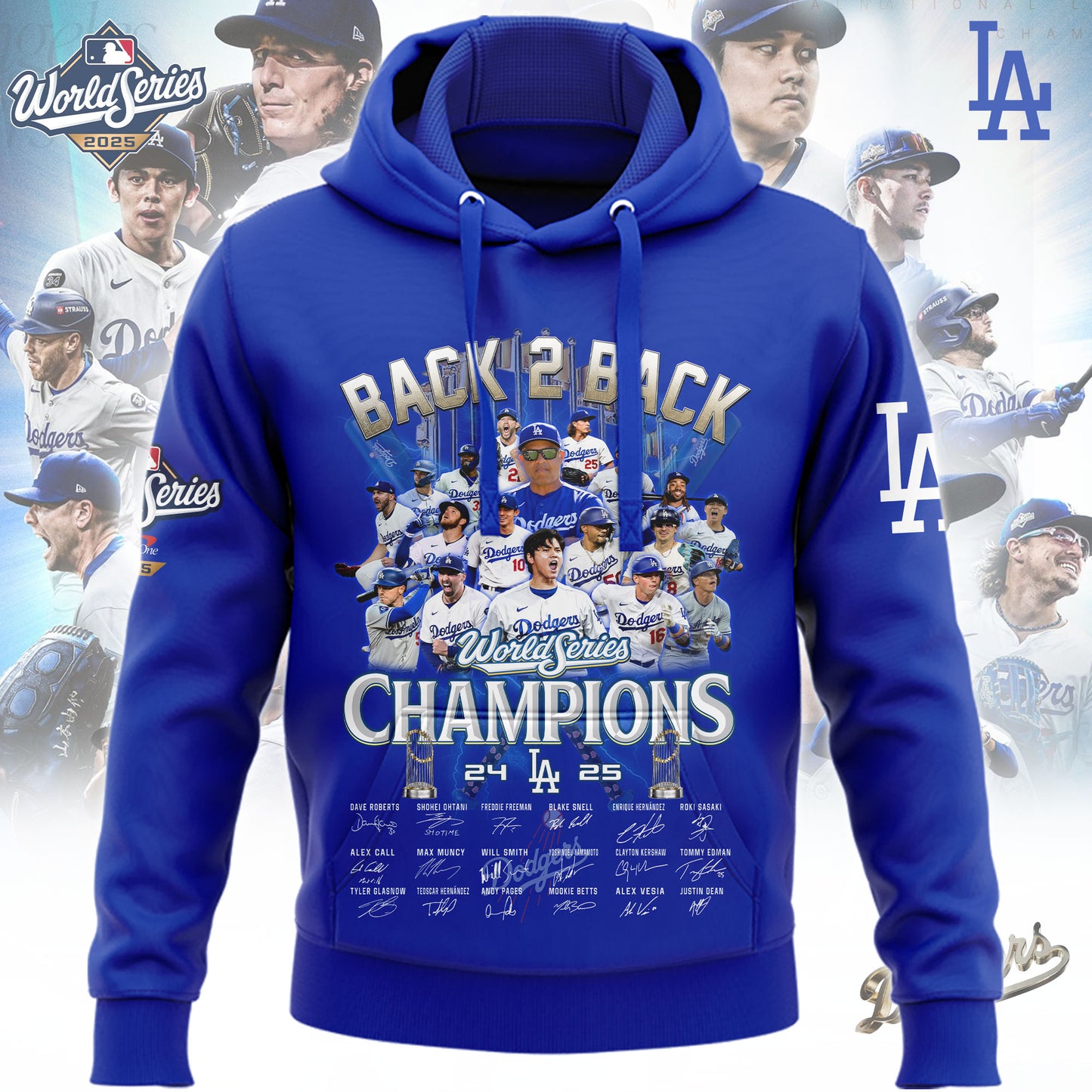 MLB x LAD World Series Champions 2025 Hoodie HLP