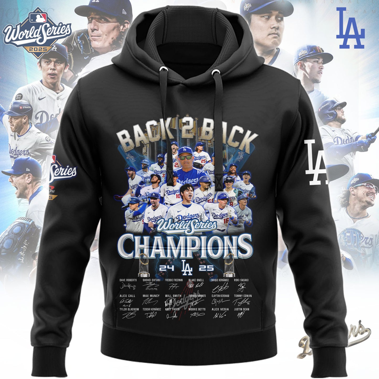 MLB x LAD World Series Champions 2025 Hoodie HLP
