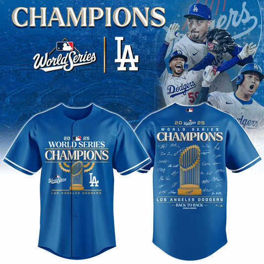 MLB x LAD World Series Champions 2025 V2 Baseball Jersey HLP