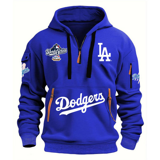 MLB x LAD World Series V1 Half Zipper Hoodie HLP