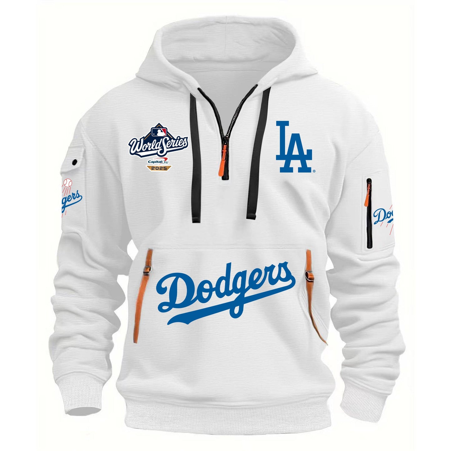 MLB x LAD World Series V1 Half Zipper Hoodie HLP