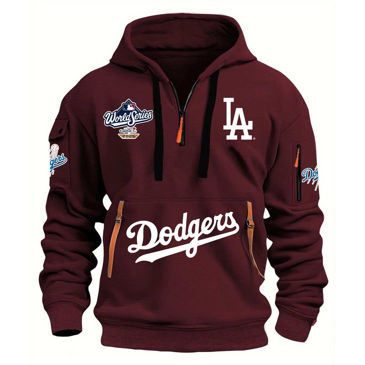 MLB x LAD World Series V1 Half Zipper Hoodie HLP