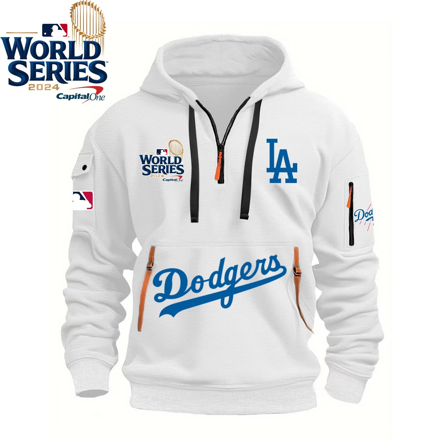 MLB x LAD World Series V2 Half Zipper Hoodie HLP