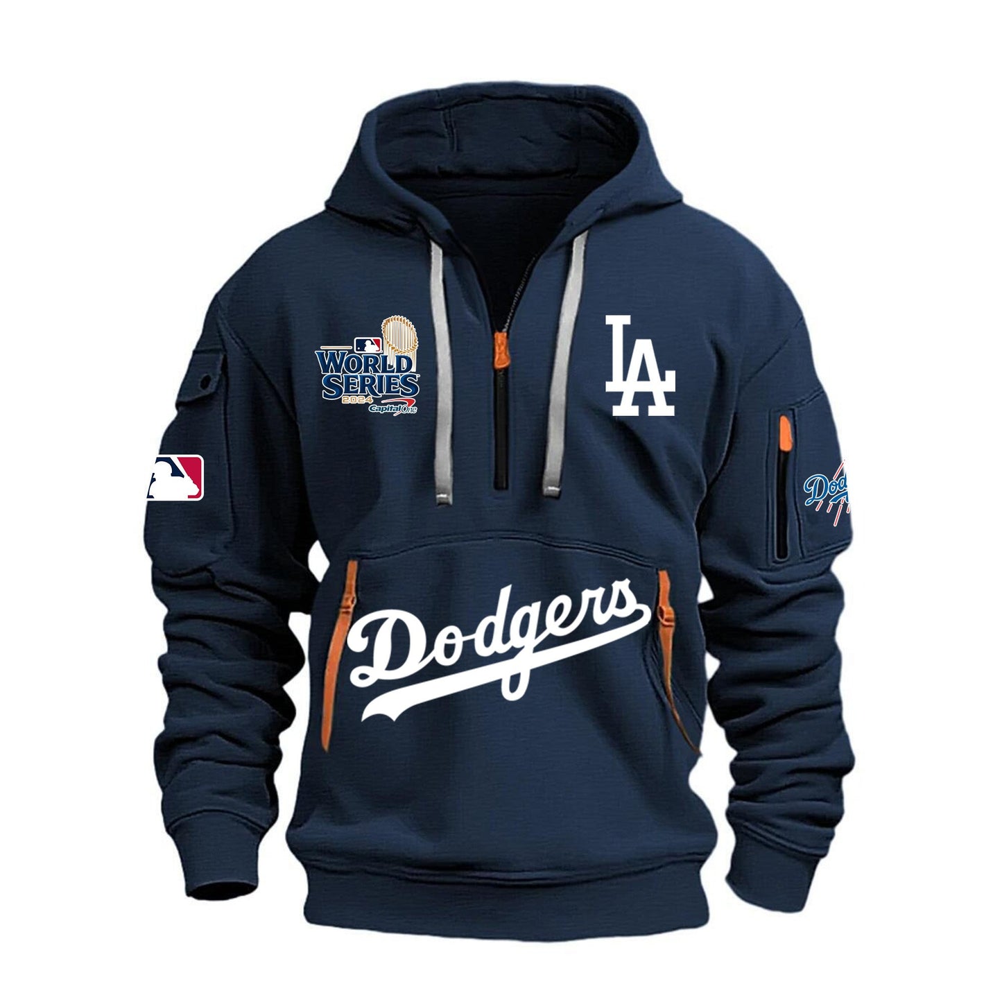 MLB x LAD World Series V2 Half Zipper Hoodie HLP