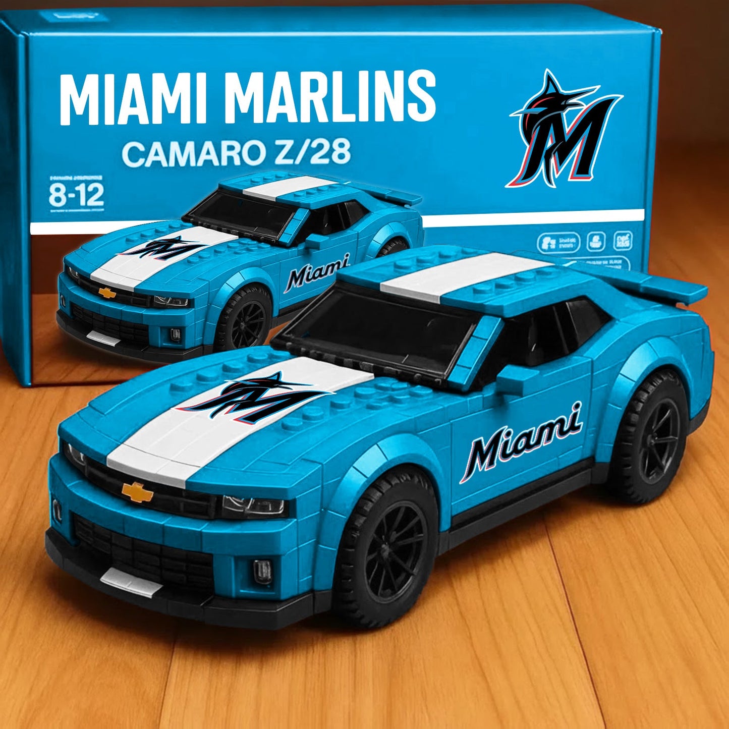 MLB x MIA Camaro Football Team Building Blocks V1 NAK NHM
