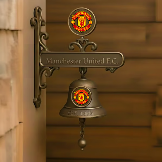 MU x EPL Vintage Football Club Brass Bell DATND TANTD