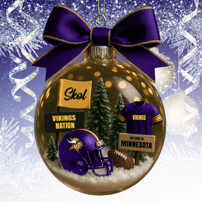 MV  NFL Acrylic Ball Ornament - Best Gift For Fans DDT CTND