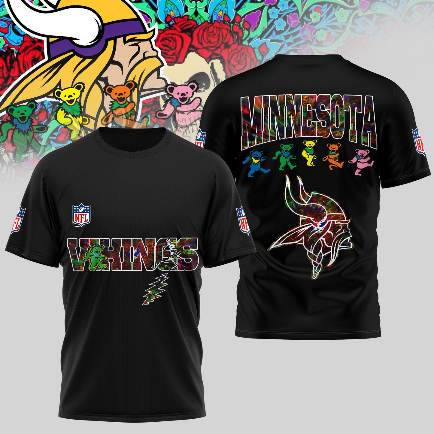 MV Premium NFL Dancing Bear T-Shirt DDT HLPHUONG