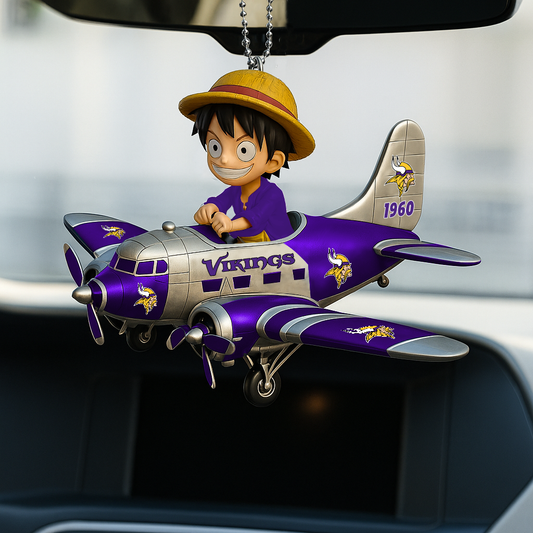 MV NFL x Luffy Premium Car Hanging Ornament DDT CTND