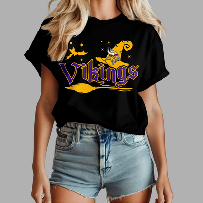MV Premium NFL Halloween Witch Women Shirt DDT CTND