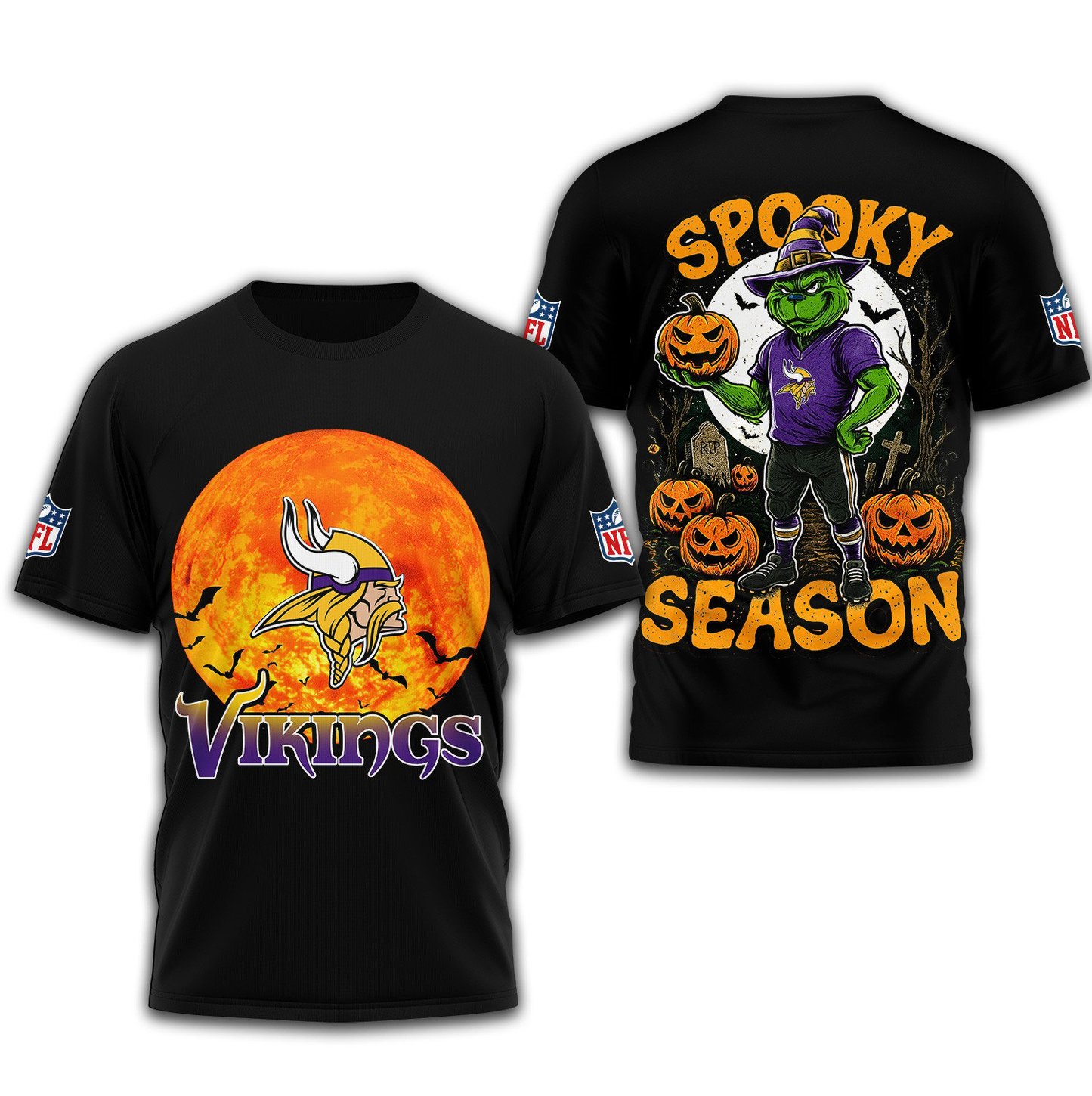 MV Premium NFL Spooky Season 3D Shirt DDT CTND