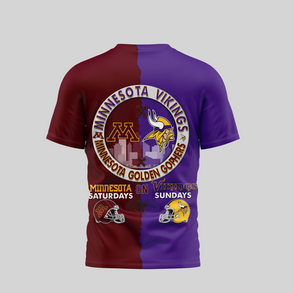 MV Premium NFL x NCAA 3D T-shirt DDT NTL