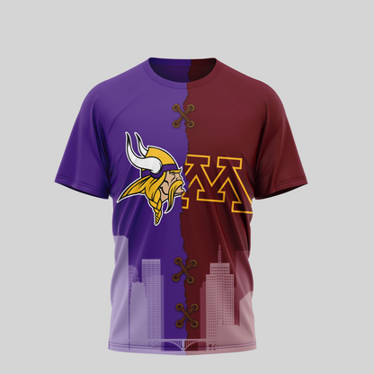 MV Premium NFL x NCAA 3D T-shirt DDT NTL