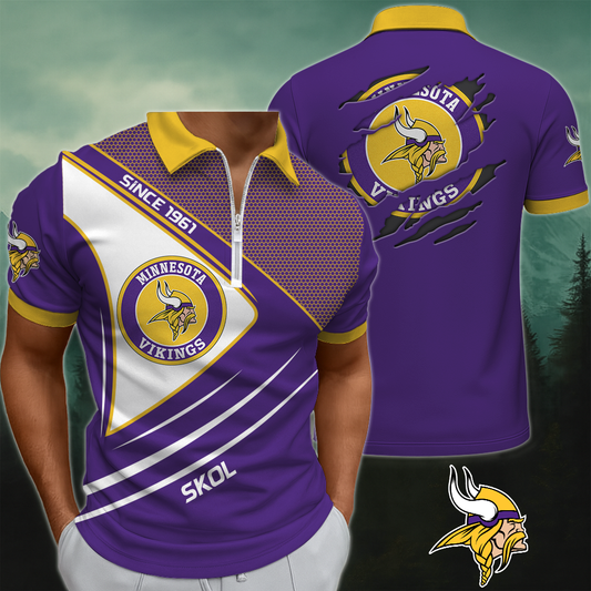 MV x NFL Premium 3D Zip Polo DDT NTL