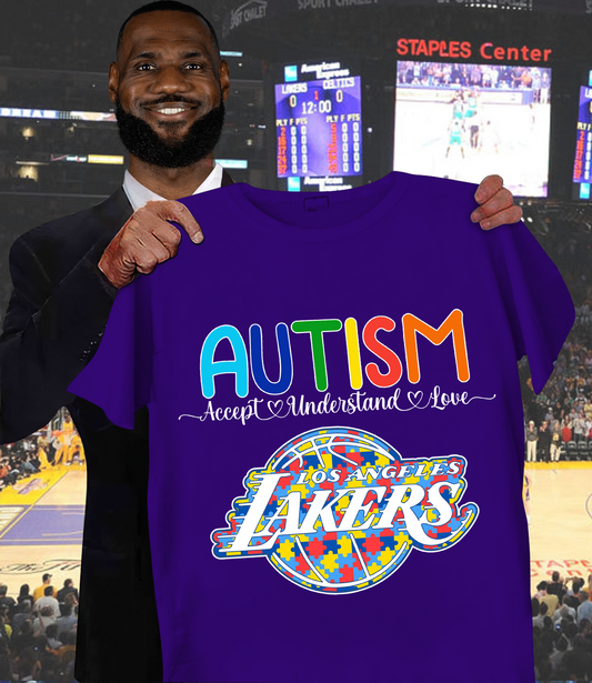 NBA Los Angeles Lakers Support Autism Shirt