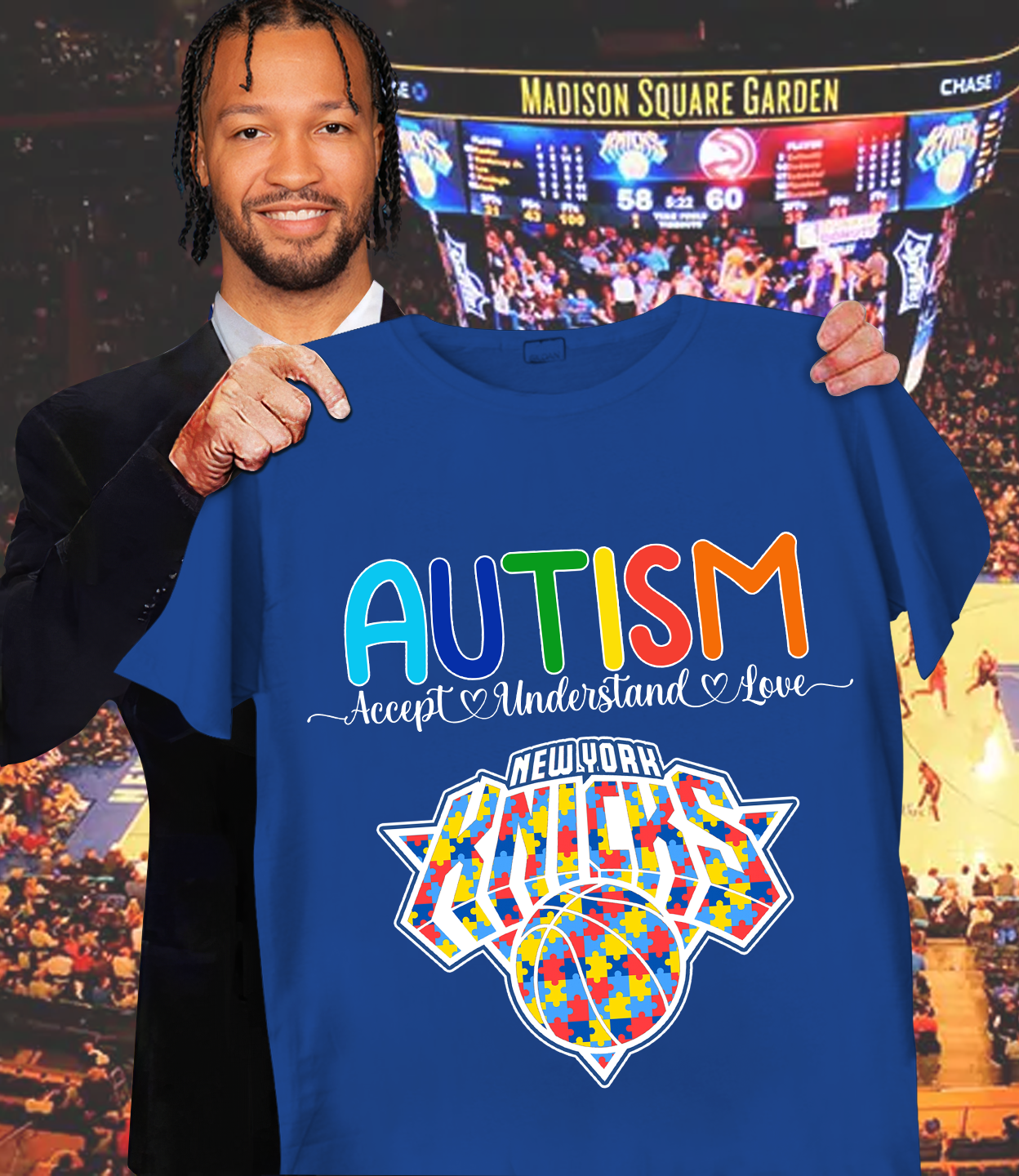 NBA New York Knicks Support Autism Shirt
