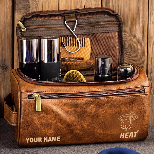 NBA x MH Leather Toiletry Bag HLP HLPHUONG