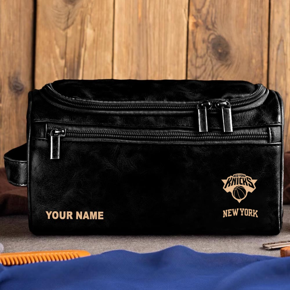 NBA x NYK Leather Toiletry Bag HLP HLPHUONG