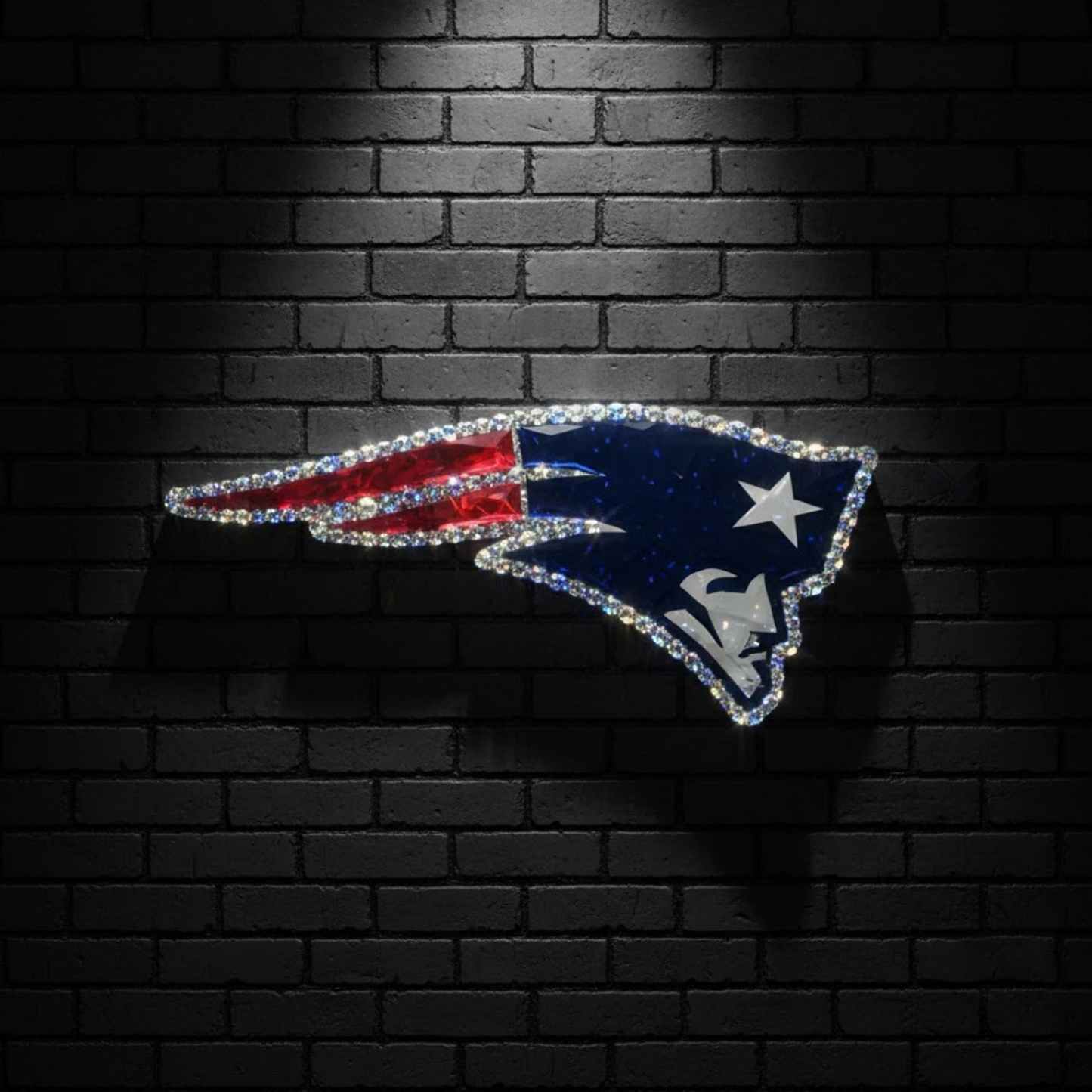 NE X NFL Diamond Crystal Wall Art DatND DVT