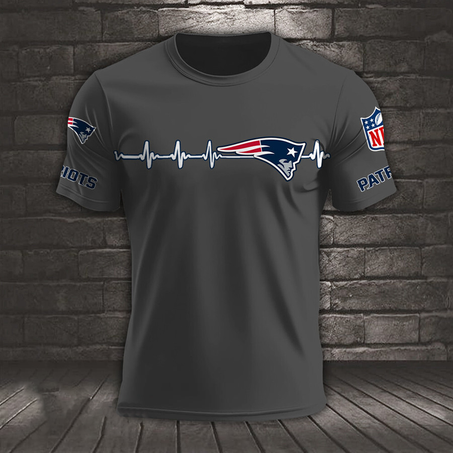 NE x NFL Heart Rate Map Special 3D Shirt DatND ThuongNH