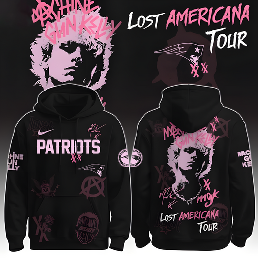 NE X NFL MGK Lost Americana Tour 2025 Machine Gun Kelly Hoodie T-Shirt NAK THUONGNH