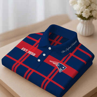 NE X Premium NFL New Polo Long Sleeve V1 NAK NHT