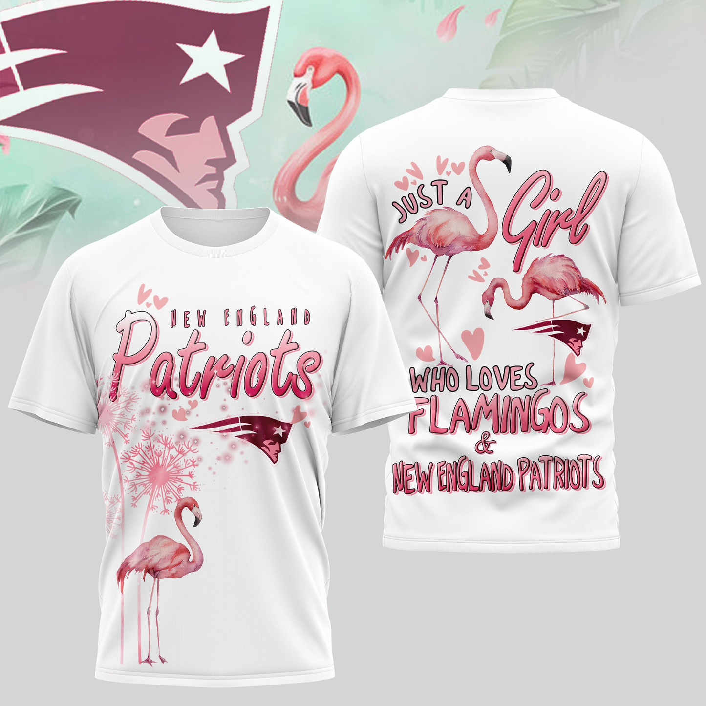 NEP Premium NFL Flamingo 3D Shirt DDT NTL