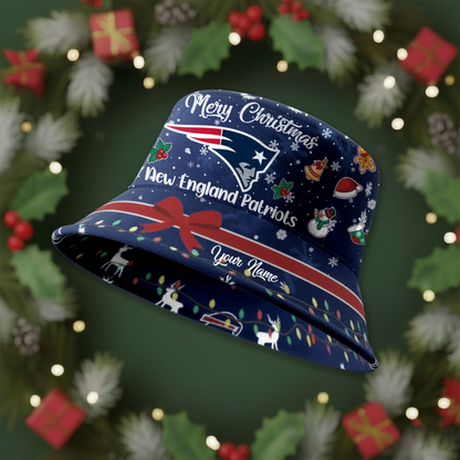 NEP Premium NFL Merry Christmas Bucket Hat DDT CTND
