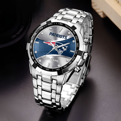 NEP x NFL Alloy Men Quartz Watch - Custom Name DATND TANTD