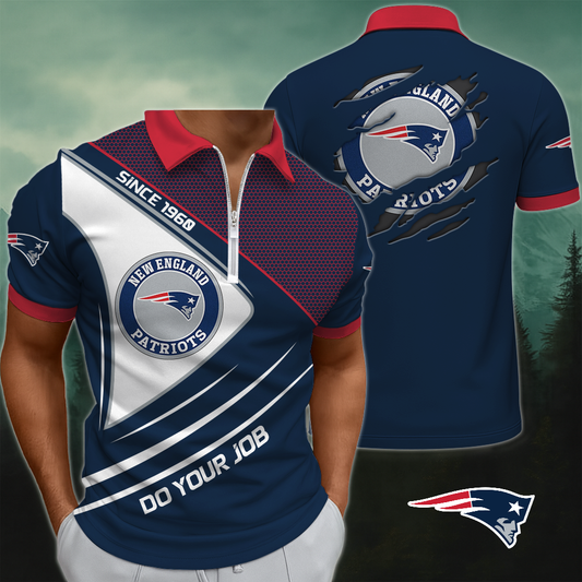 NEP x NFL Premium 3D Zip Polo DDT NTL