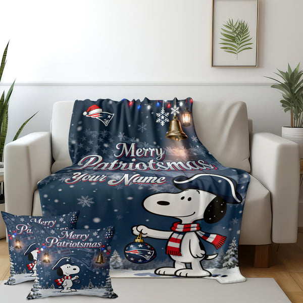 NEP x SNP Premium Christmas Fleece Blanket & Throw Pillow V1 NAK NHT