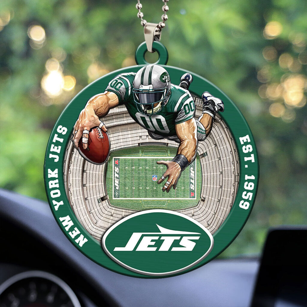 New York Jets  Car Ornaments NDT