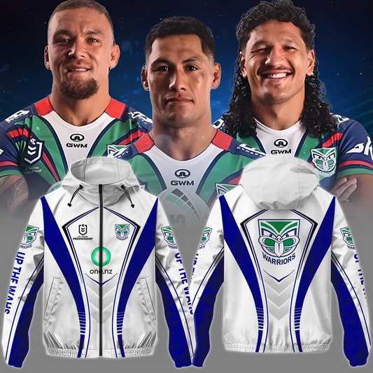 New Zealand Warriors 1 NRL 2025 Windbreaker Jacket TM NTA V1