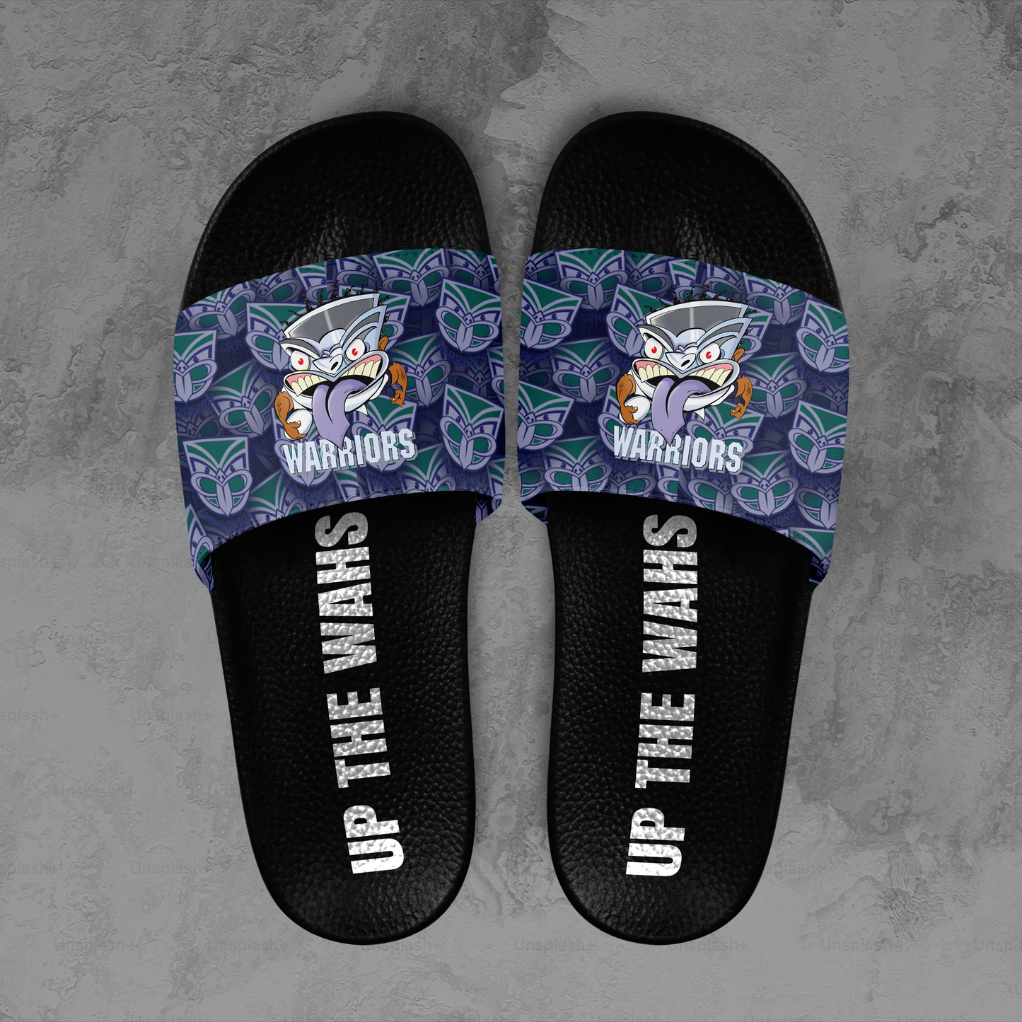New Zealand Warriors 3 NRL 2025 Limited Edition Slide Sandals TM NTA V1