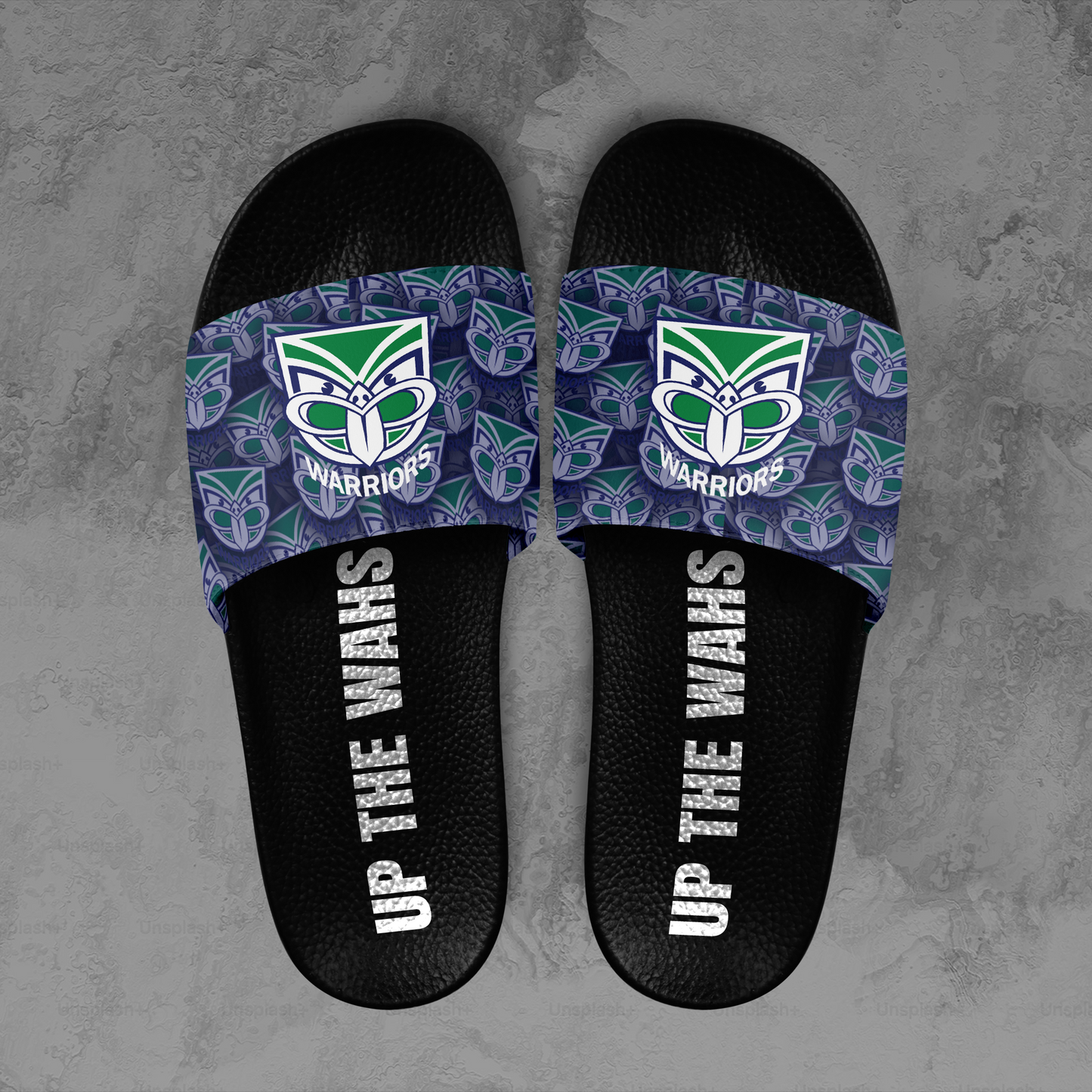 New Zealand Warriors 5 NRL 2025 Limited Edition Slide Sandals TM NTA V1