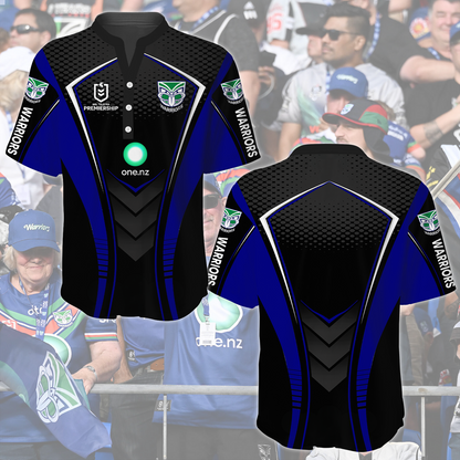 New Zealand Warriors NRL 2025 Limited Edition Henley Shirt TM NTA V2