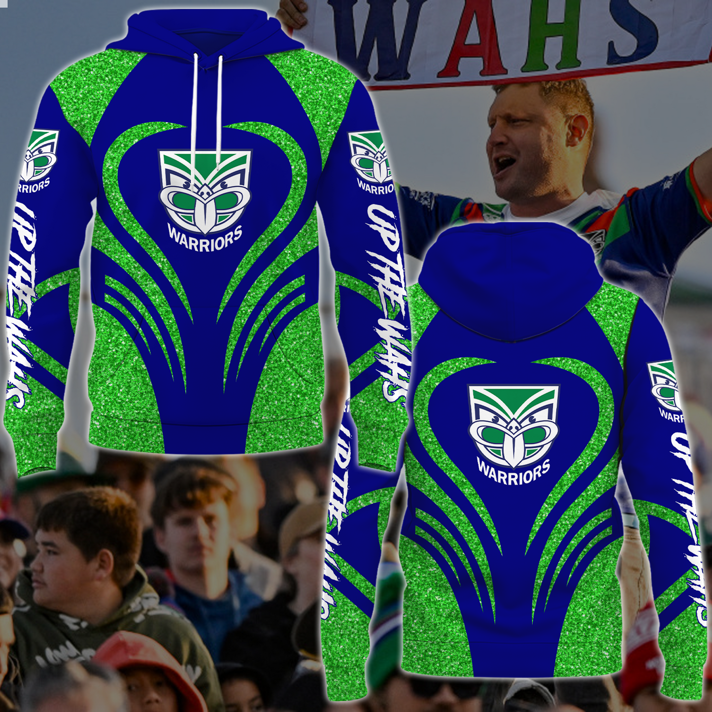 New Zealand Warriors NRL 2025 Limited Edition Hoodie TM NTA V1