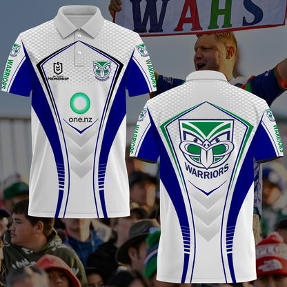 New Zealand Warriors NRL 2025  Limited Edition Polo Shirt TM NTA V7