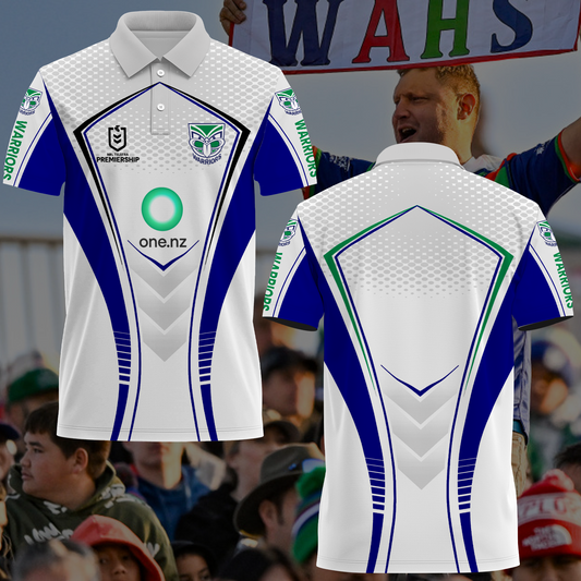 New Zealand Warriors NRL 2025  Limited Edition Polo Shirt TM NTA V8