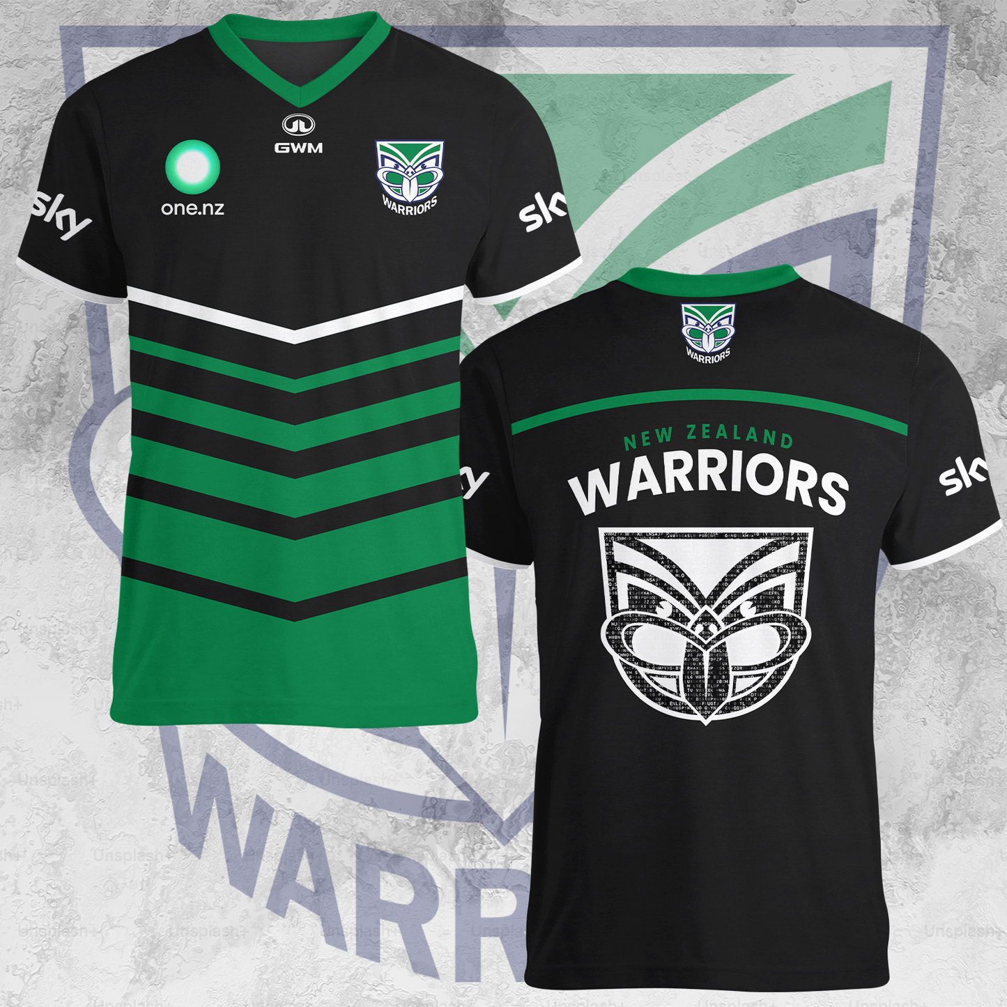 New Zealand Warriors NRL 2025 Limited Edition V-neck T-Shirt TM NTA V1
